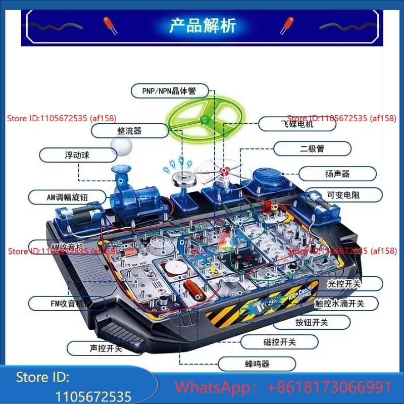 Science Toy - Satu set lengkap mainan puzzle untuk