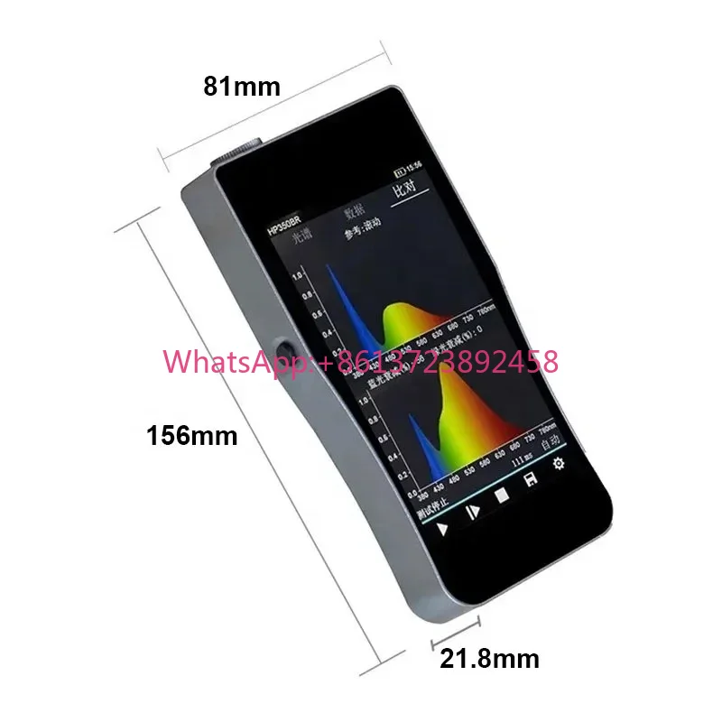 Spectroscope Handheld - Spektrometer Spektroskopi Cahaya Biru Genggam HP350B,