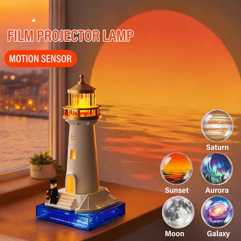 Planetarium Projector Home - Lampu Proyektor Galaksi Sensor Gerak LED