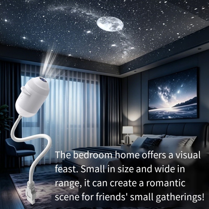 Planetarium Projector Home - Proyektor Bintang Galaksi Mini USB Dengan