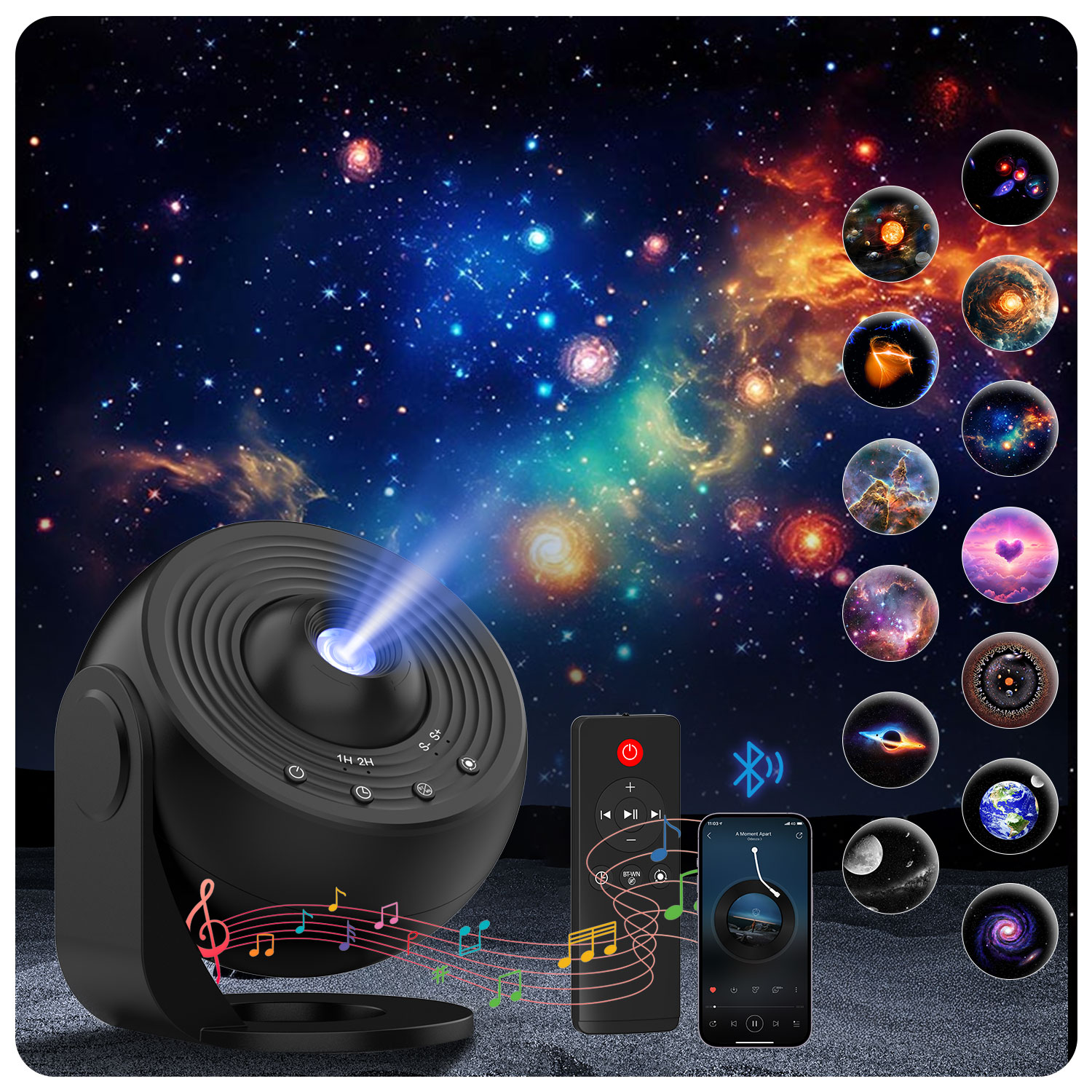 Planetarium Projector Home - Proyektor Bintang Galaxy Pro Lampu Malam
