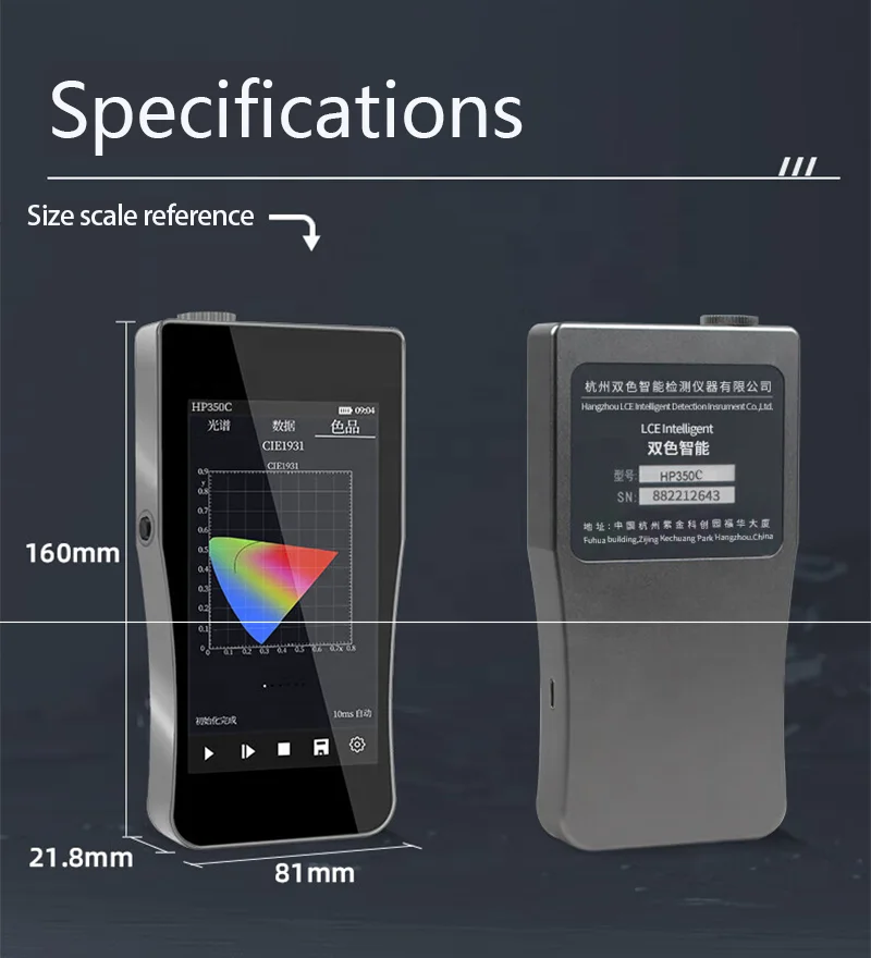 HP350B Instrumen Optik Uji Spe - Spectroscope Handheld ulasan dan harga