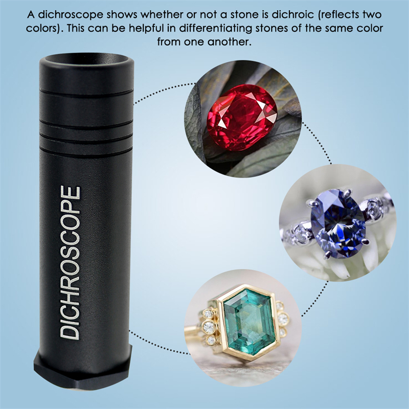 Dichroscope untuk Permata Kals - Spectroscope Handheld ulasan dan harga