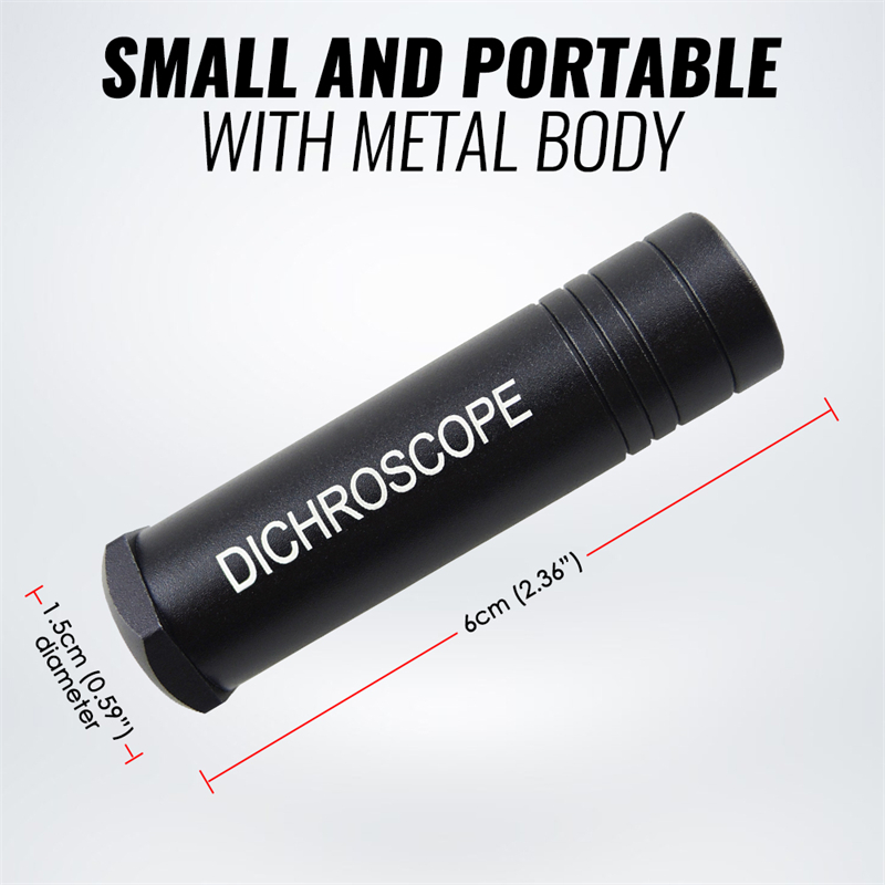 Dichroscope untuk Permata Kals - Spectroscope Handheld ulasan dan harga