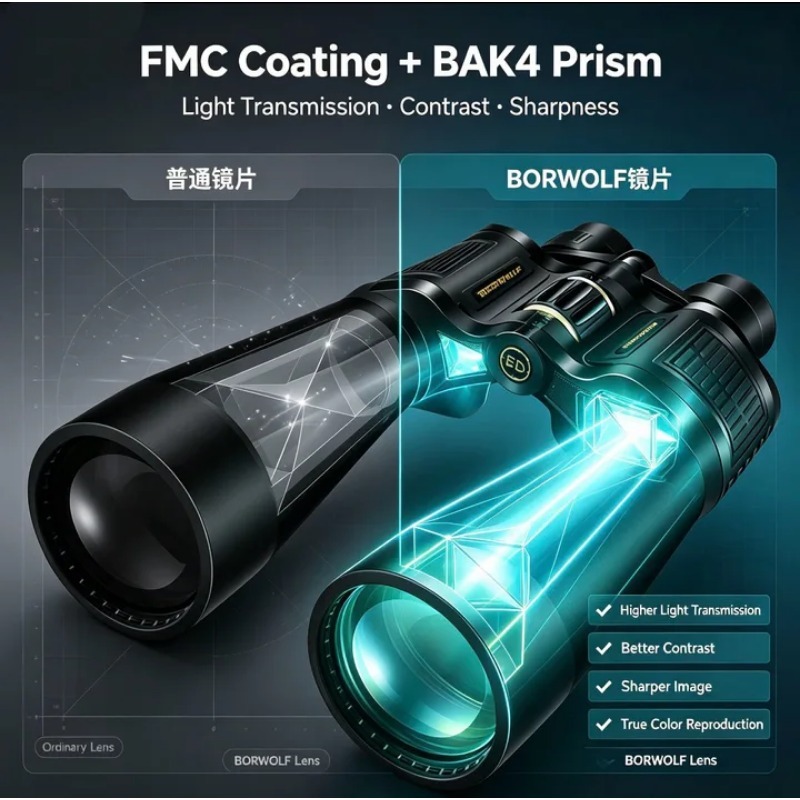 BORWOLF 25-75X70 Teropong Lens - National Geographic Telescope 70Mm ulasan dan harga