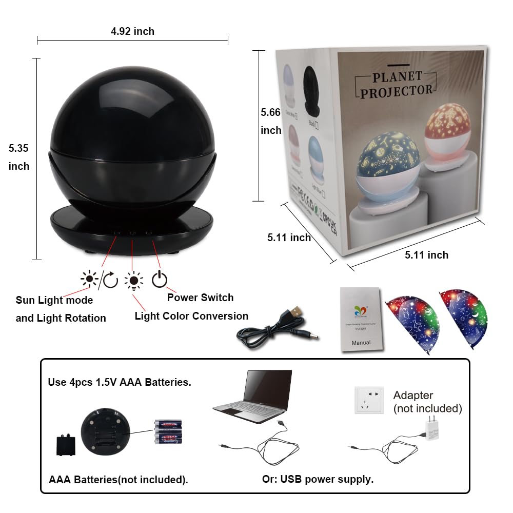 Lampu Malam untuk Anak-anak De - Planetarium Projector Home ulasan dan harga