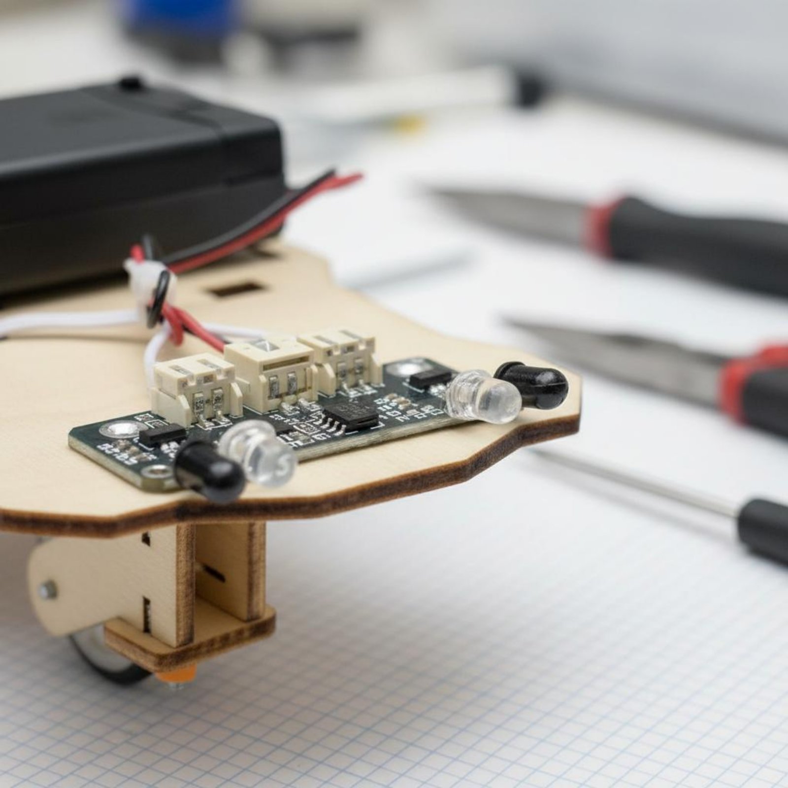 Kit Kendaraan Cerdas Kayu untu - Science Robot ulasan dan harga
